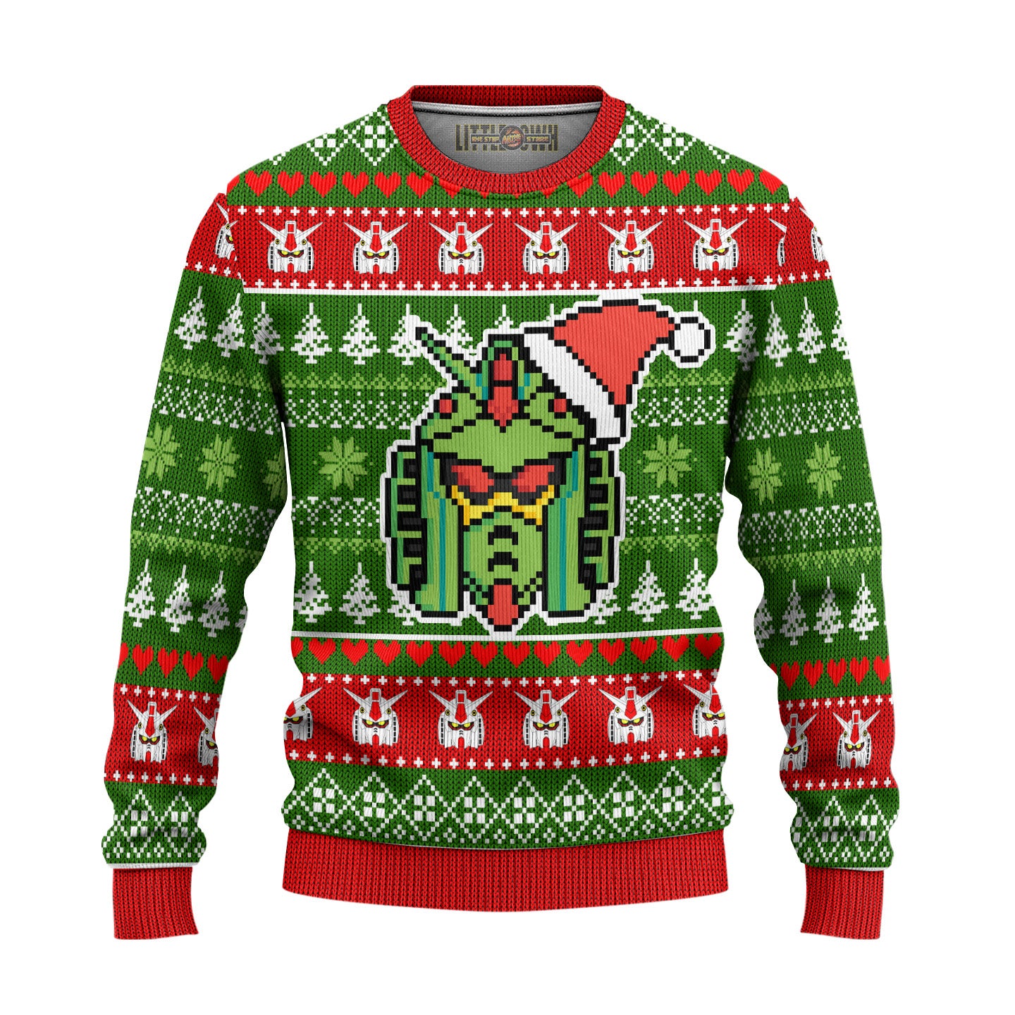 Gundam Anime Ugly Christmas Sweater Custom Gift For Fans