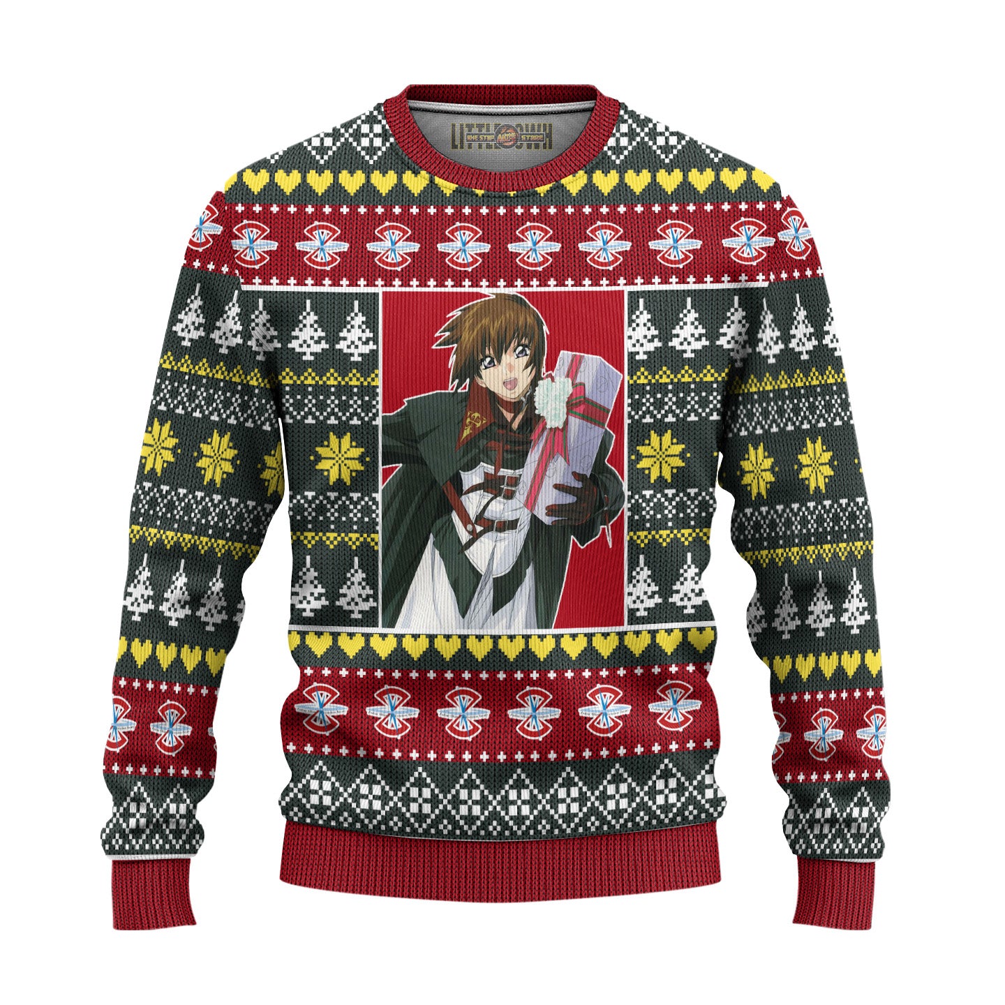 Kira Yamato Anime Ugly Christmas Sweater Custom Gundam Gift For Fans