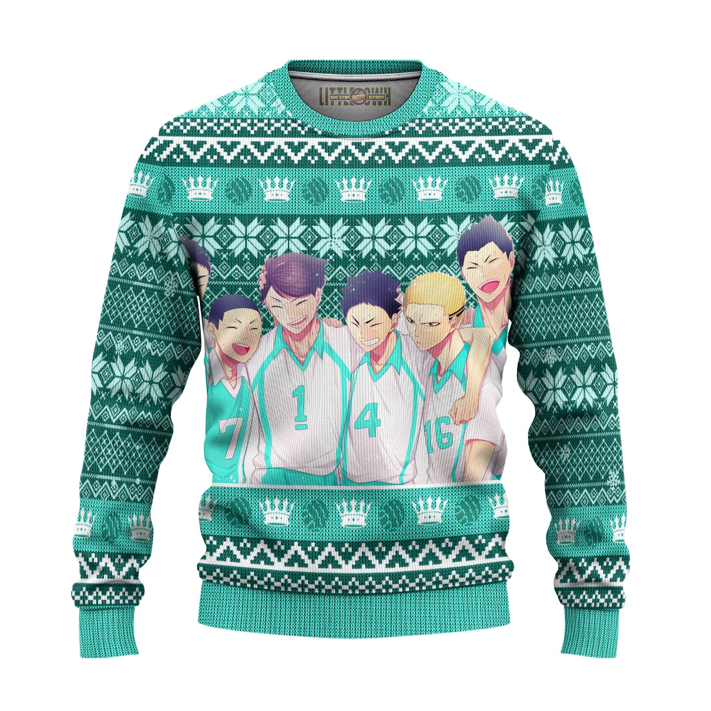 Aoba Johsai High Ugly Christmas Sweater Haikyuu Anime Gift For Fans