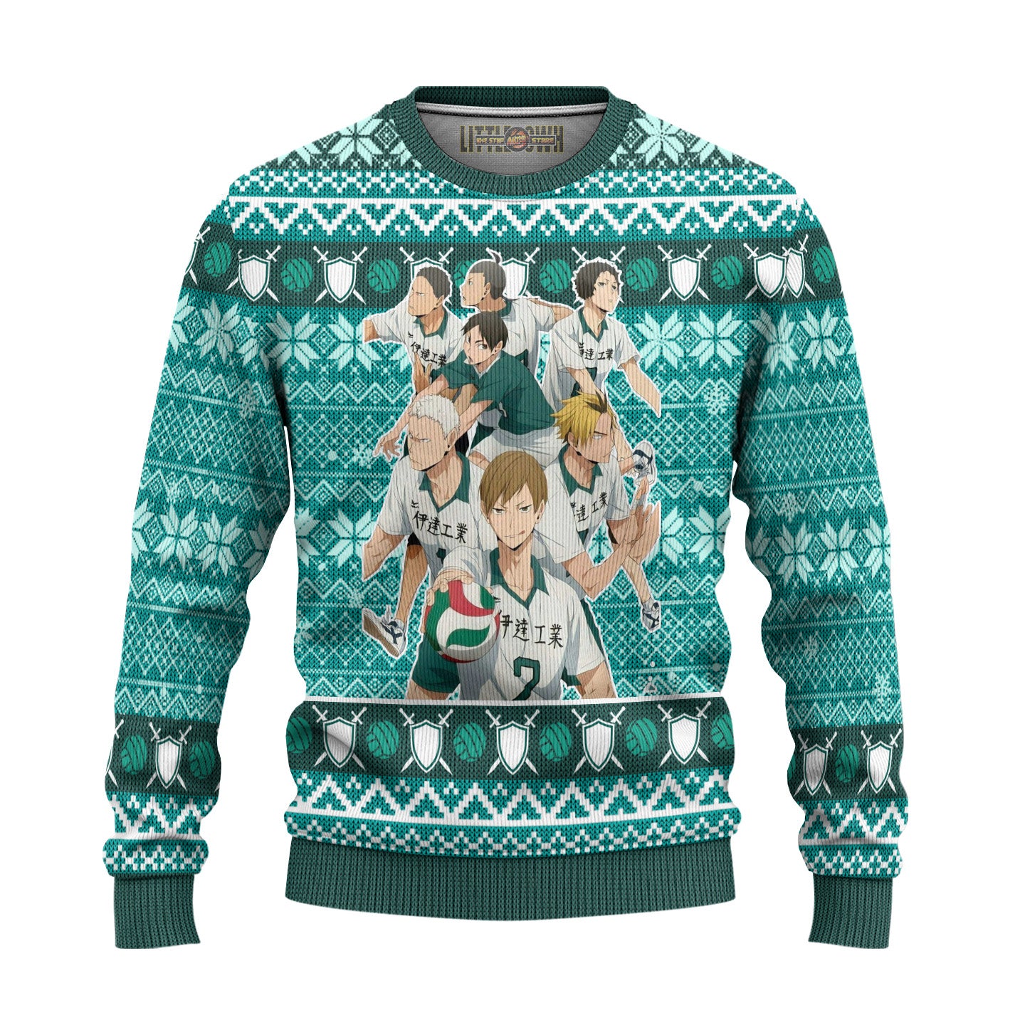 Date Tech High Ugly Christmas Sweater Haikyuu Anime Gift For Fans