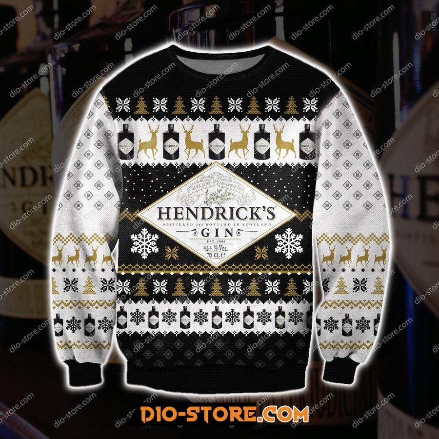 Hendrick’s Gin Wine Christmas Sweater
