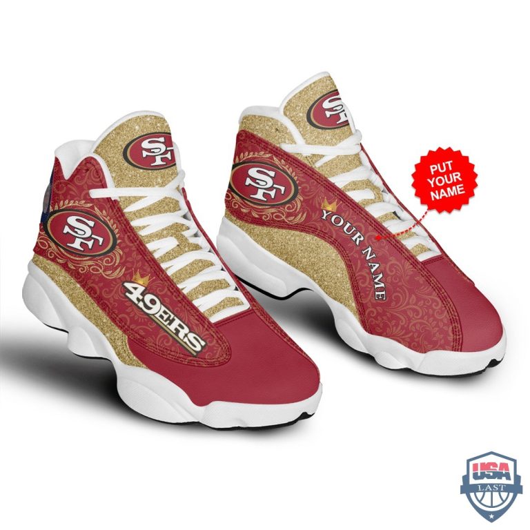 Hm7zE2T0-T291221-219xxxPersonalized-San-Francisco-49Ers-Glitter-Air-Jordan-13-Shoes-1.jpg