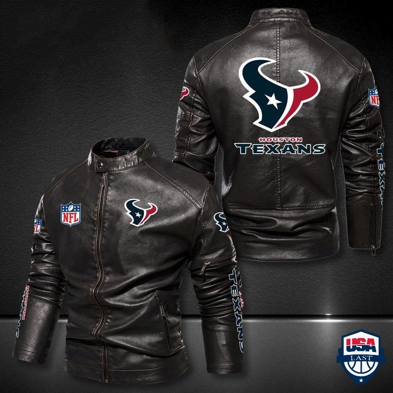 Houston Texans NFL Motor Leather Jacket