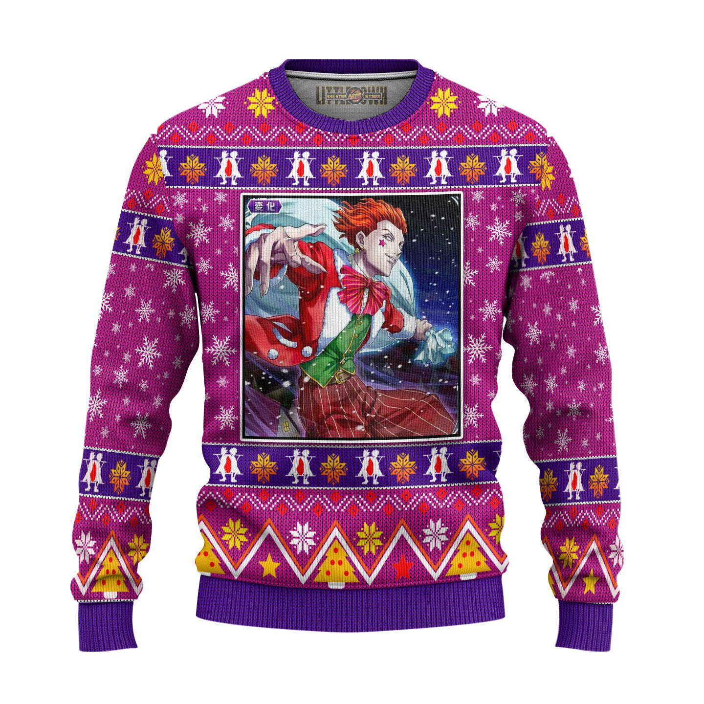 Hisoka Morow Anime Ugly Christmas Sweater Hunter x Hunter Gift For Fans