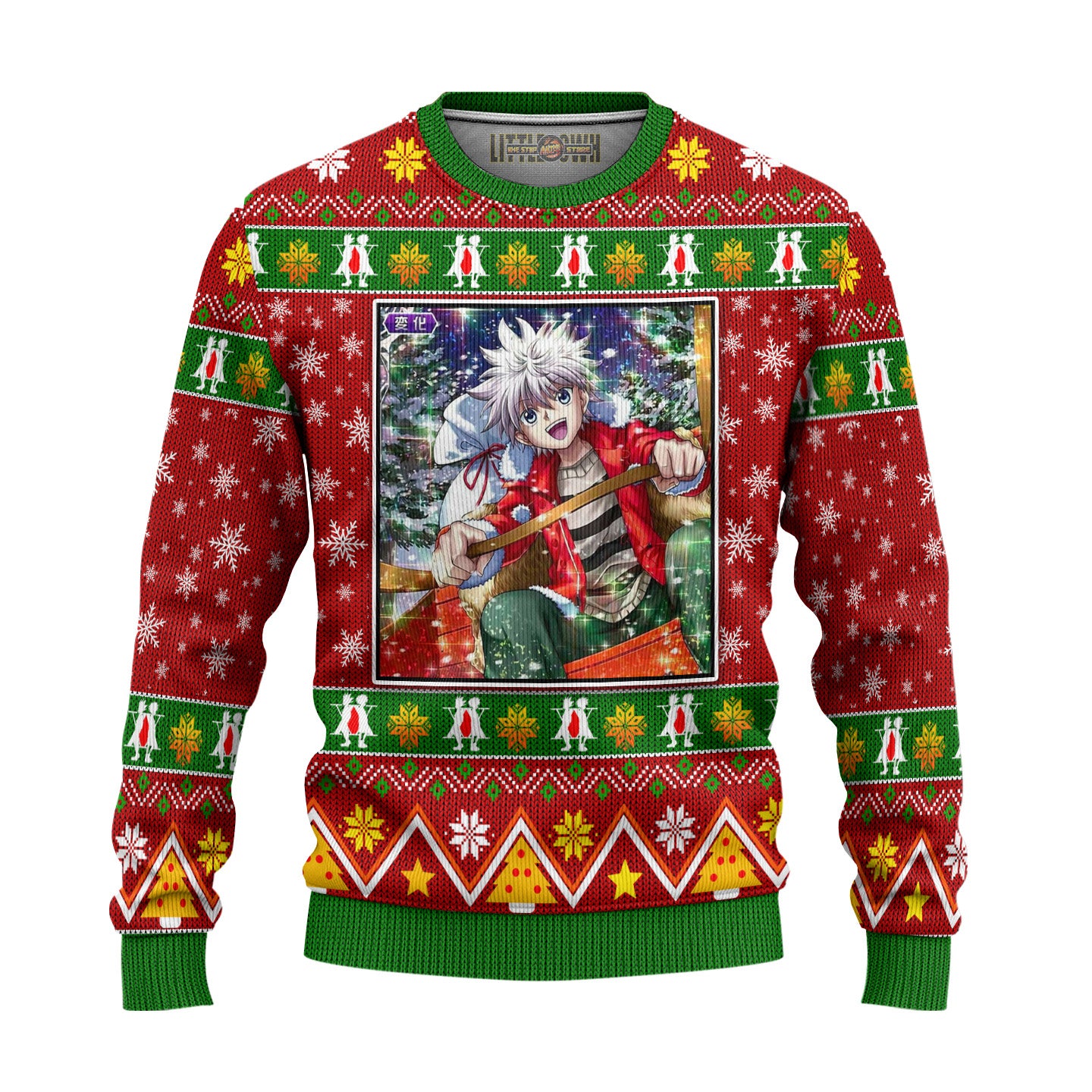 Killua Zoldyck Anime Ugly Christmas Sweater Hunter x Hunter Gift For Fans