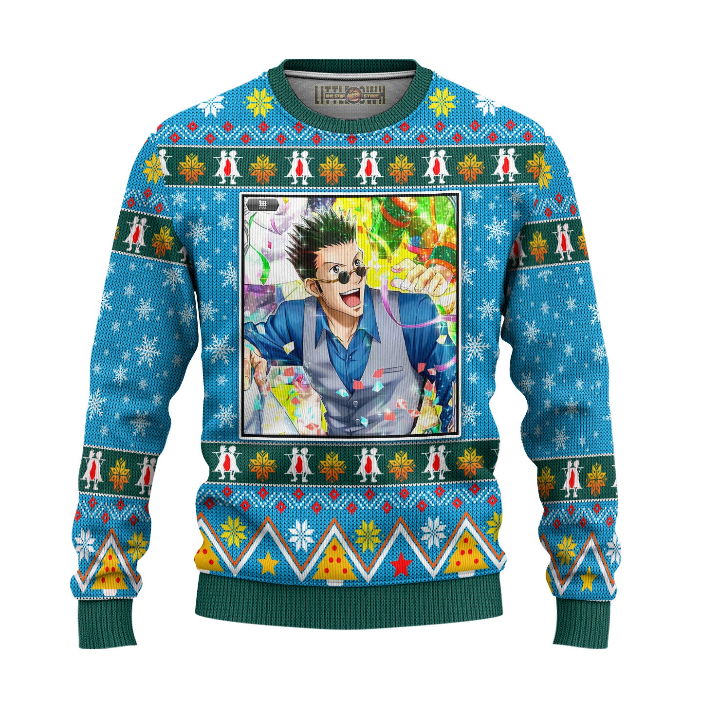 Leorio Paradinight Anime Ugly Christmas Sweater Hunter x Hunter Gift For Fans