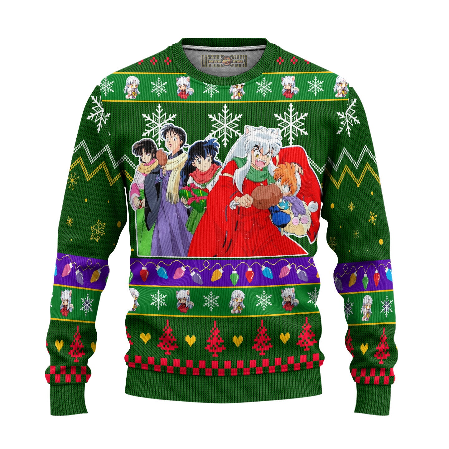 Inuyasha Anime Ugly Christmas Sweater InuYasha Gift For Fans