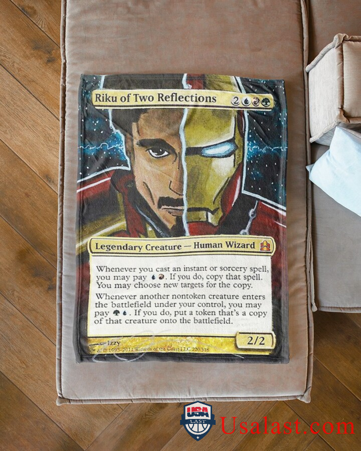 Iron-Man-Riku-OF-Two-Reflections-Fleece-Blanket-1.jpg