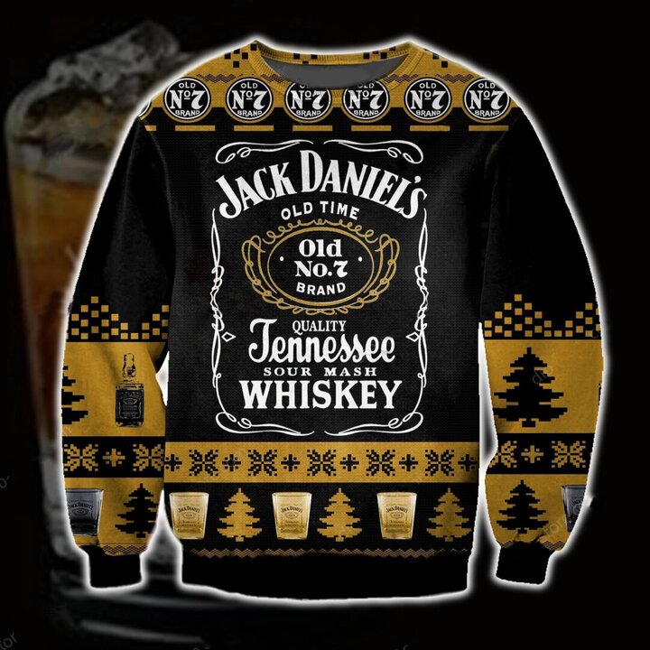 Jack Daniel’s Tennessee Sour Mash Whiskey Ugly Sweater