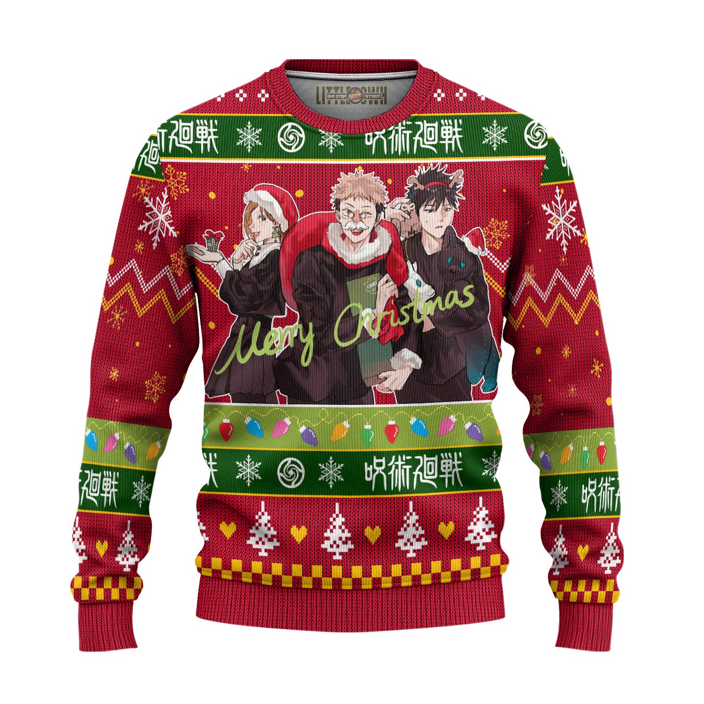 Jujutsu Kaisen Ugly Christmas Sweater Custom Gift For Fans