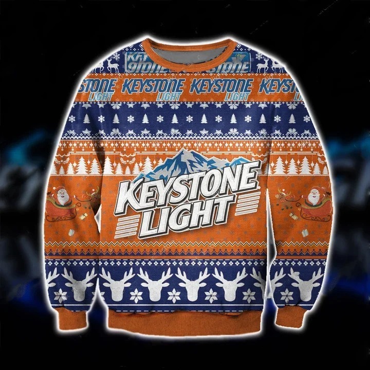 Keystone Light Christmas Ugly Sweater