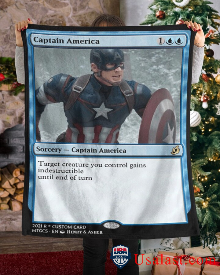 Marvel Captain America Fleece Blanket