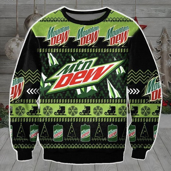 Mountain Dew Ugly Christmas Sweater