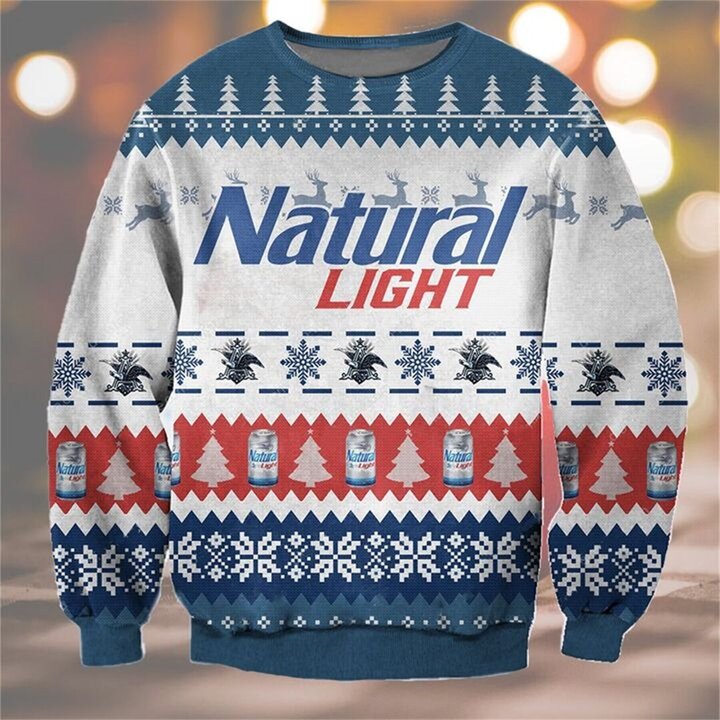 Natural Light 3D All Over Print Sweater