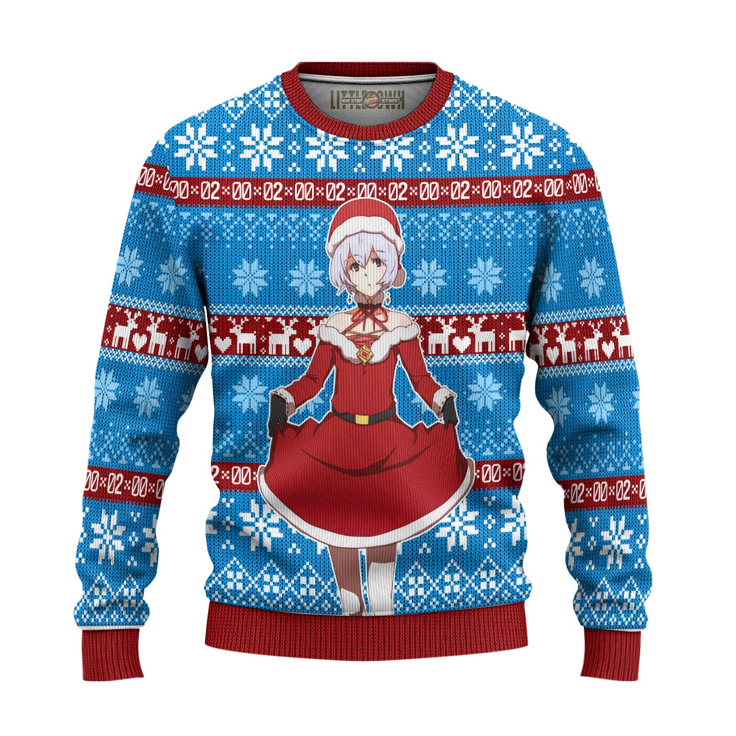 Rei Ayanami Anime Ugly Christmas Sweater Custom Neon Genesis Evangelion Gift For Fans