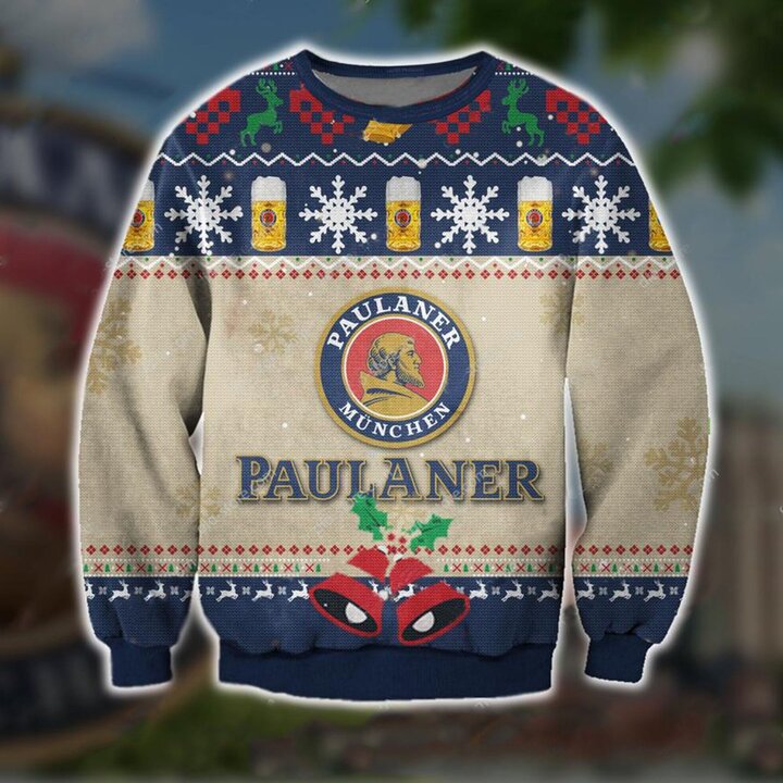 Paulaner Munchen Beer 3D Ugly Sweater