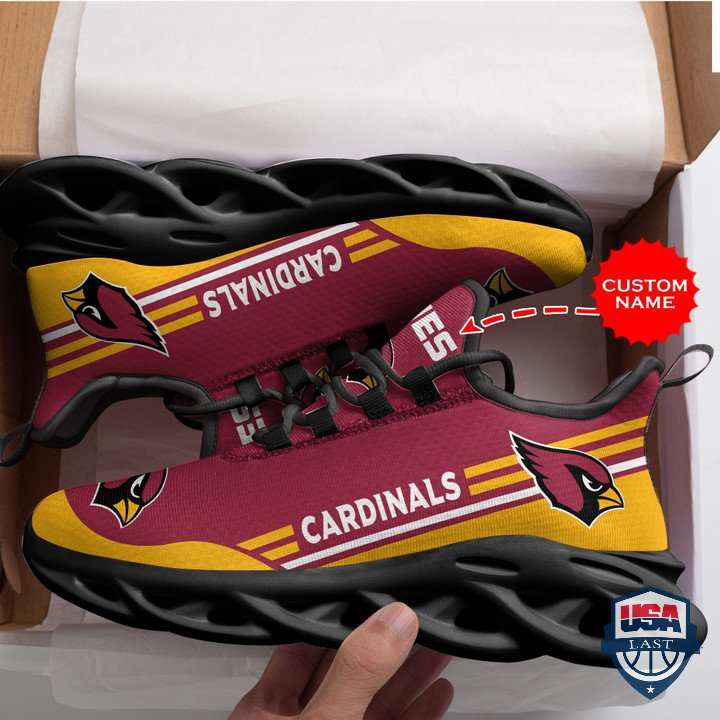 Personalized Arizona Cardinals NFL Max Soul Sneaker 35