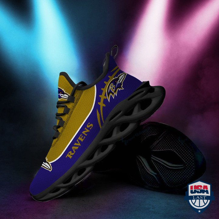 Pesonalized Baltimore Ravens Clunky Max Soul Shoes 40
