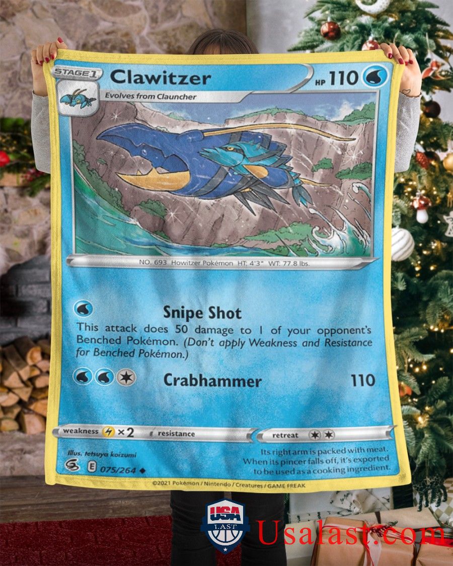 Pokemon Clawitzer Fusion Strike Blanket
