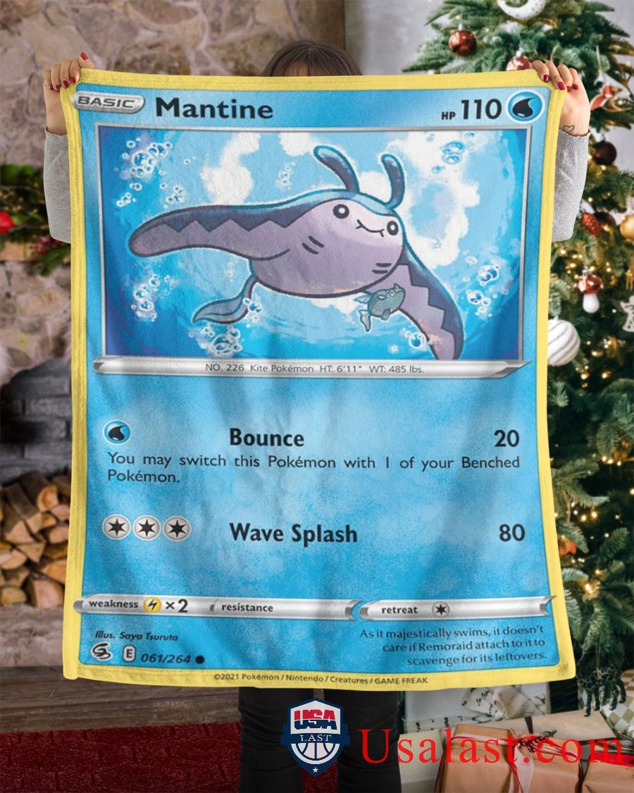 Pokemon Mantine Fusion Strike Blanket