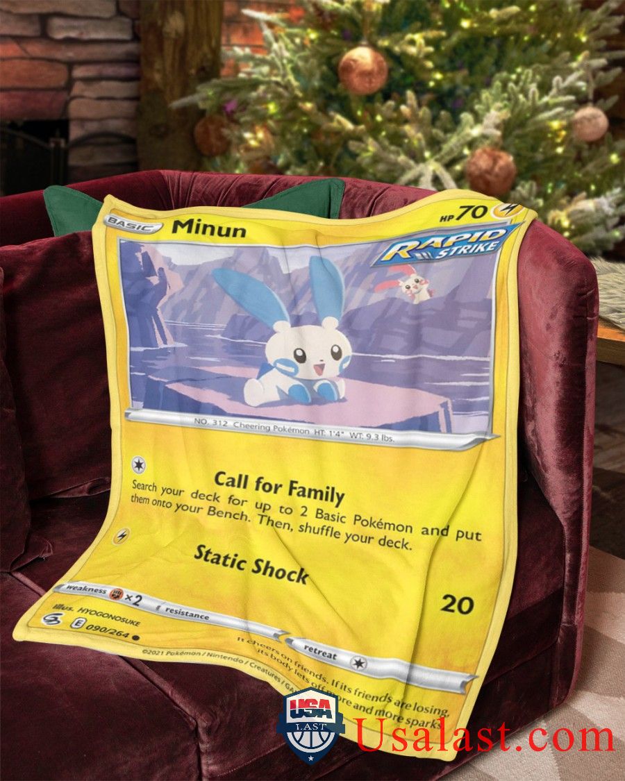 Pokemon-Minun-Rapid-Strike-Soft-Blanket-1.jpg