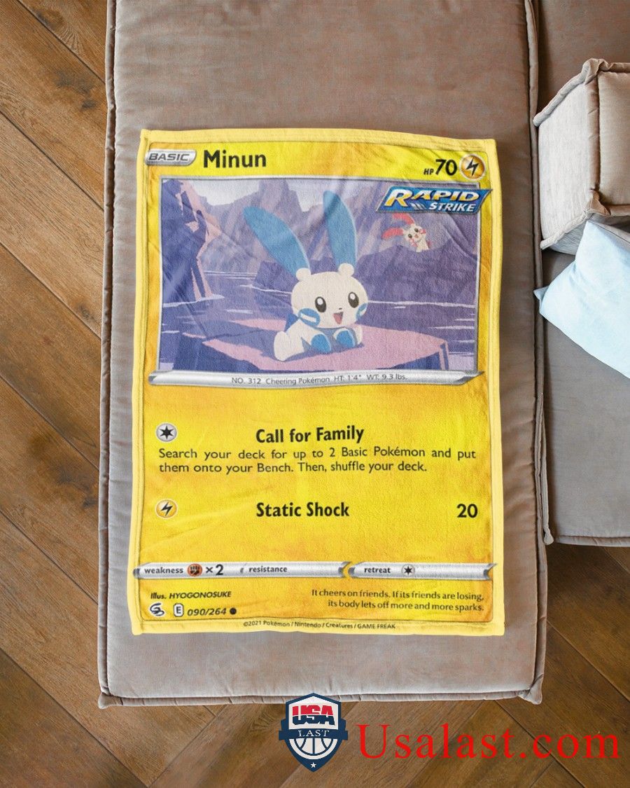 Pokemon-Minun-Rapid-Strike-Soft-Blanket-2.jpg