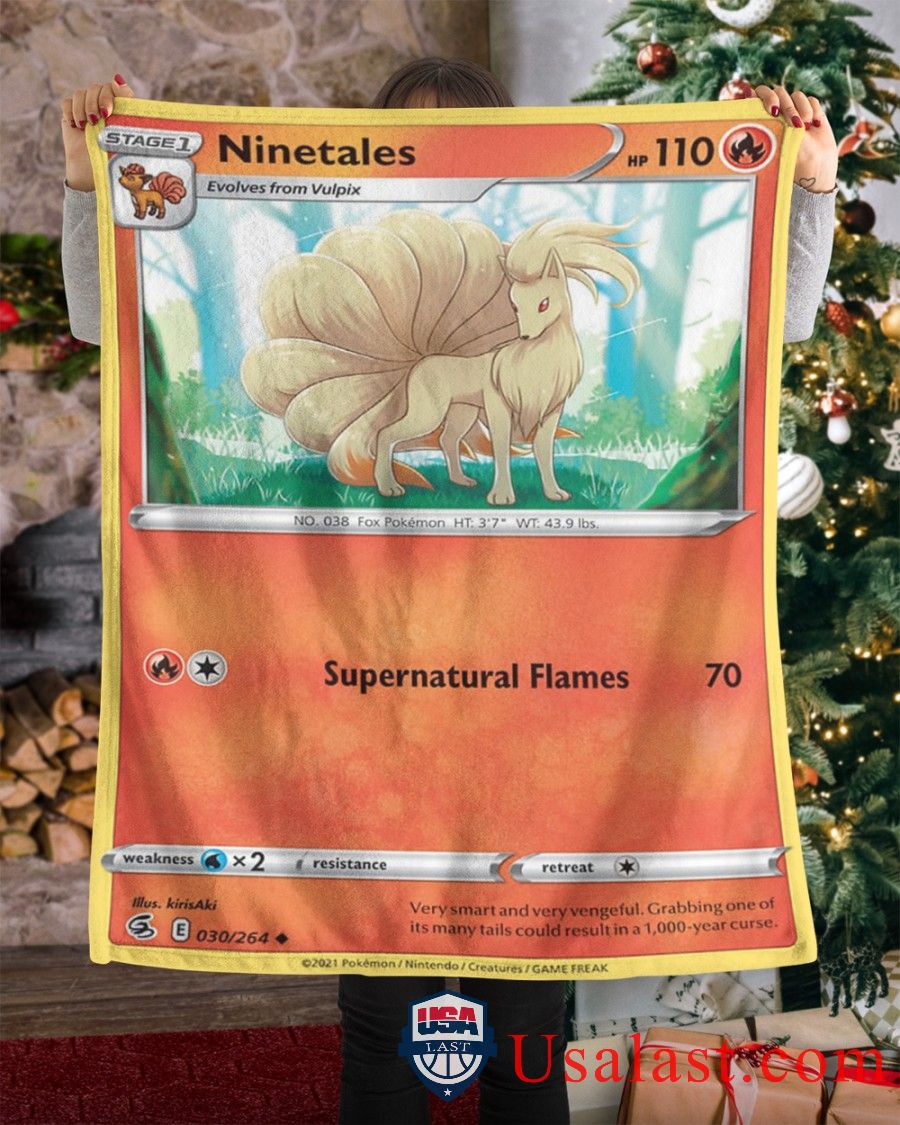 Pokemon Ninetales Supernatural Flame Blanket