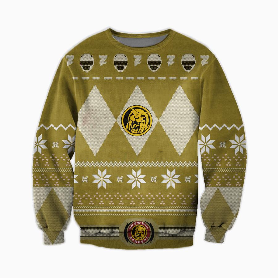 Power Rangers Film Christmas Sweater