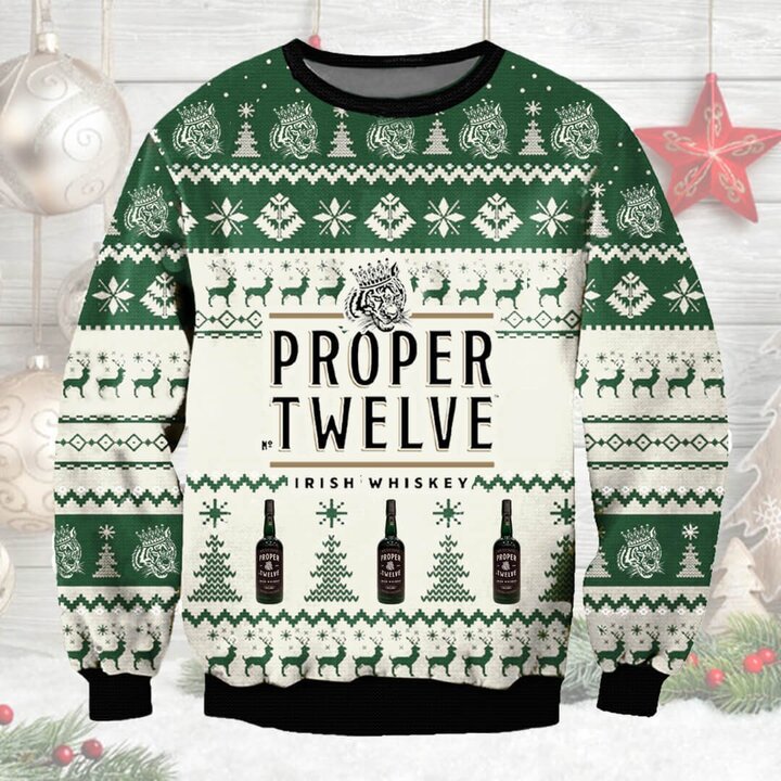 Proper Twelve Irish Whiskey Ugly Sweater