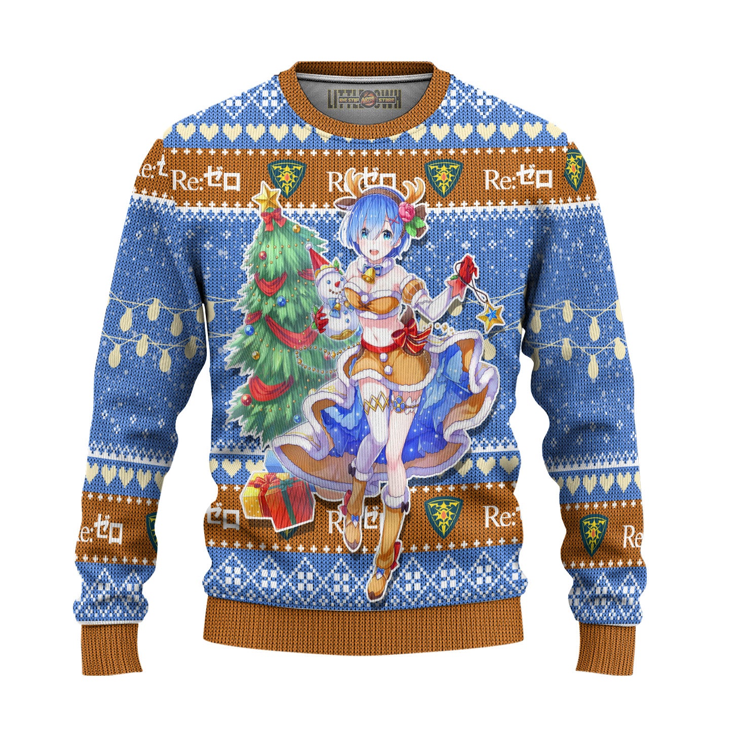 Rem Anime Ugly Christmas Sweater Custom Re Zero Gift For Fans