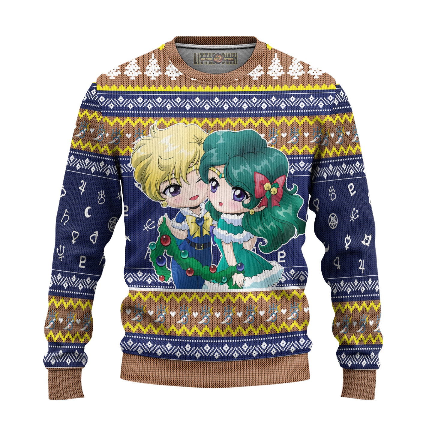 Sailor Uranus Ugly Christmas Sweater Sailor Moon Anime Gift For Fans