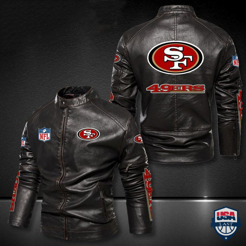 San Francisco 49ers NFL 3D Motor Leather Jackets