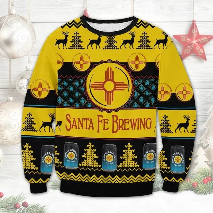 Santa Fe Brewing 3D Ugly Christmas Sweater