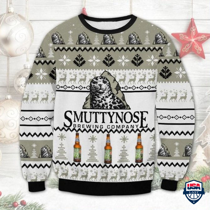 Smuttynose Brewing Company Ugly Christmas Sweater