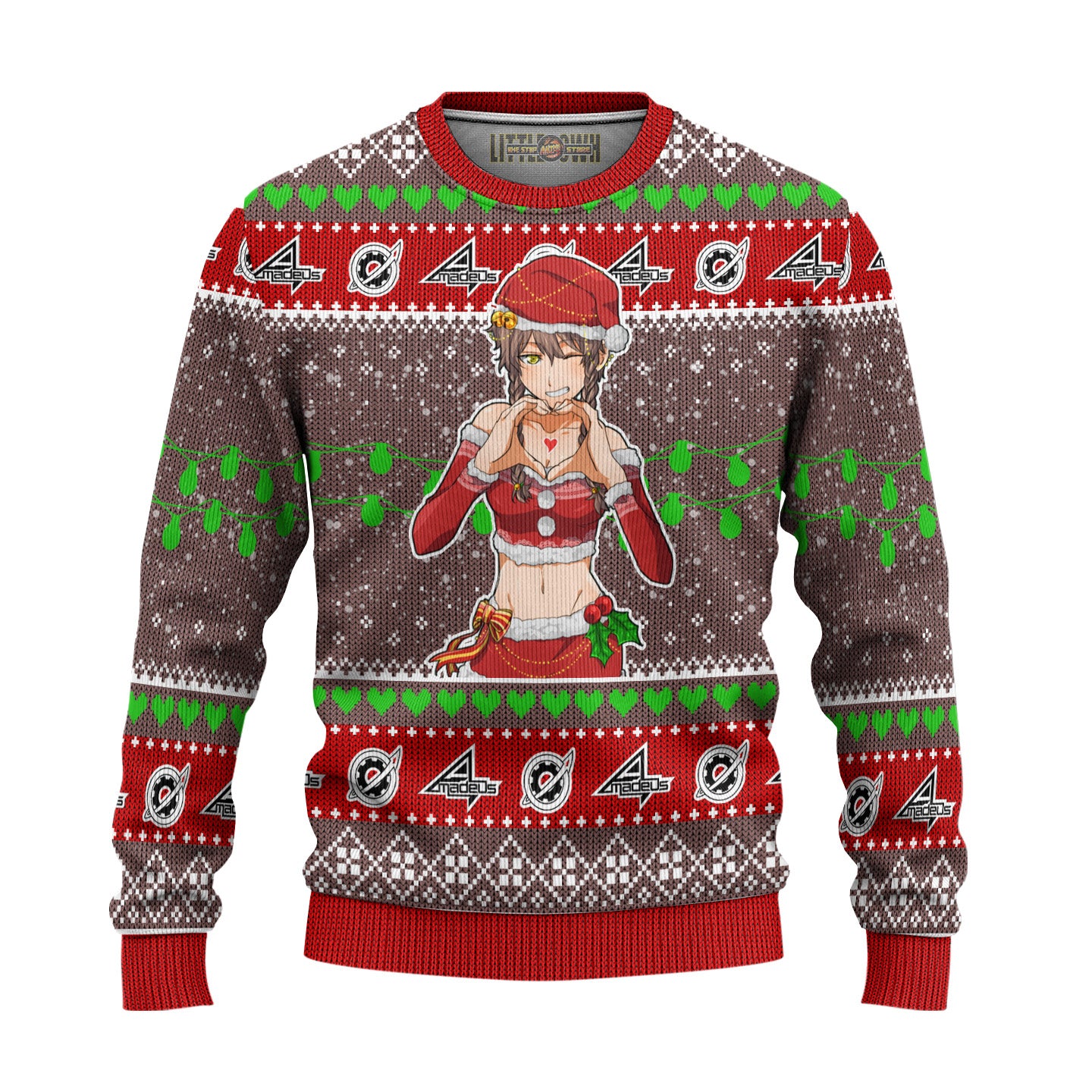 Suzuha Amane Anime Ugly Christmas Sweater Custom Steins Gate Gift For Fans