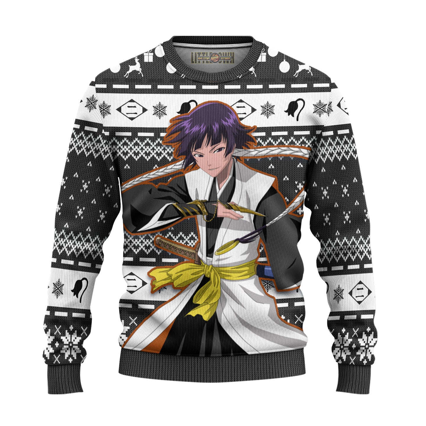 Soi Fon Ugly Christmas Sweater Custom Bleach Anime Gift For Fans