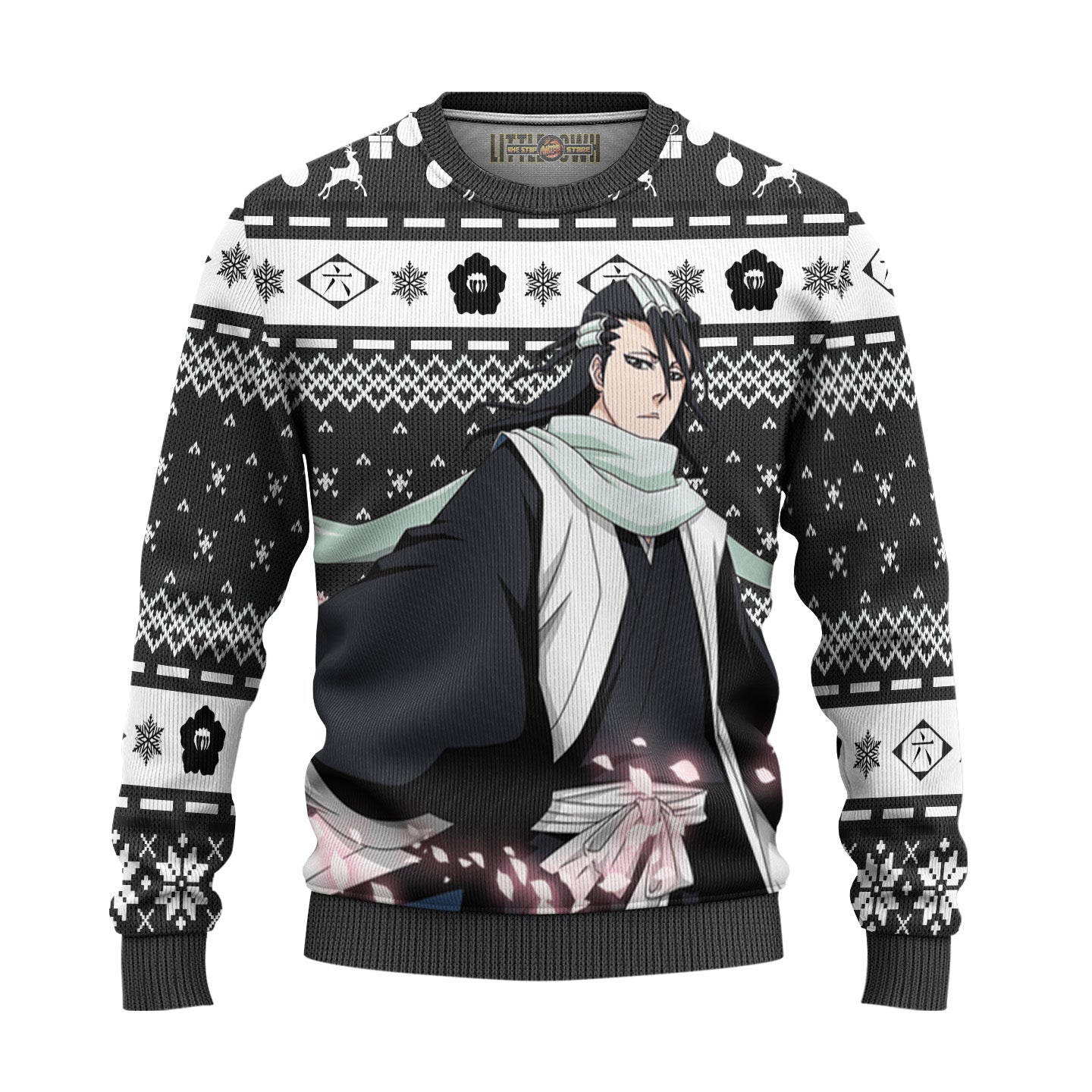 Byakuya Kuchiki Ugly Christmas Sweater Custom Bleach Anime Gift For Fans