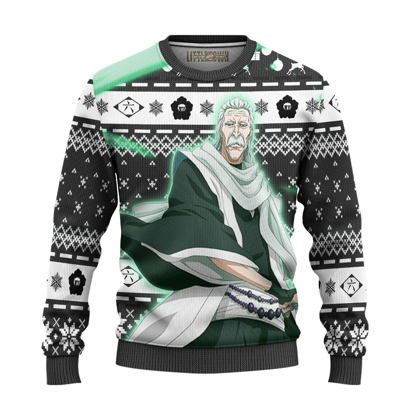 Ginrei Kuchiki Ugly Christmas Sweater Custom Bleach Anime Gift For Fans