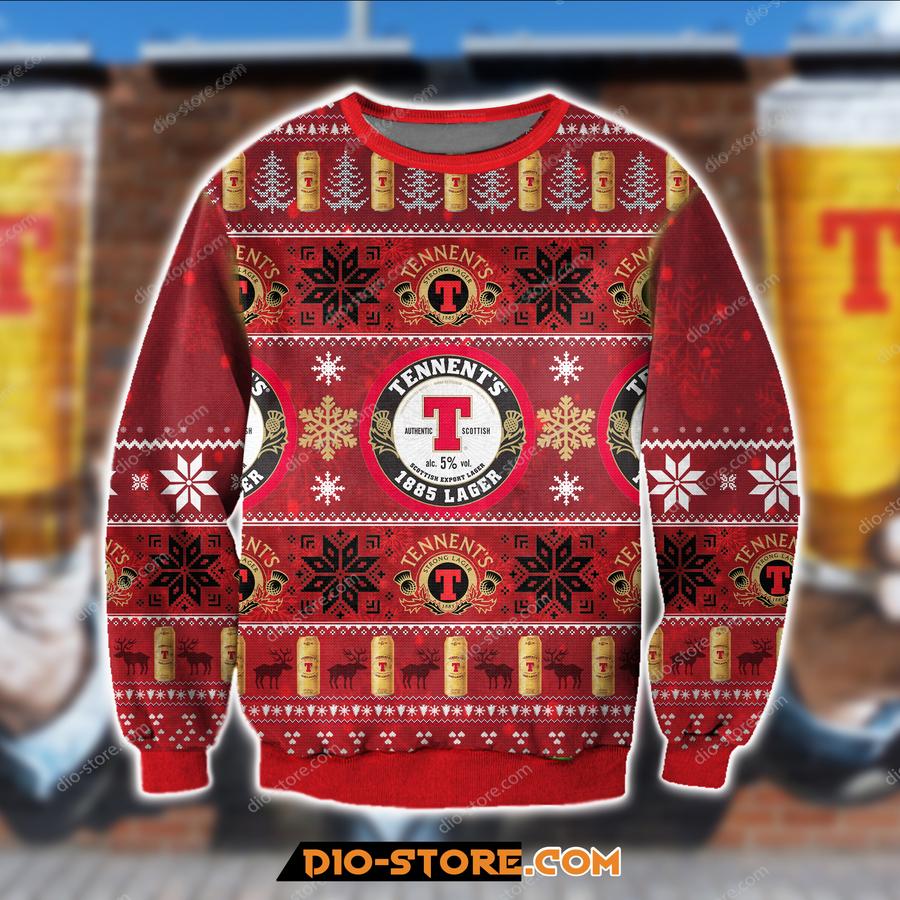 Tennent’s 1885 Lager Beered Christmas Sweater