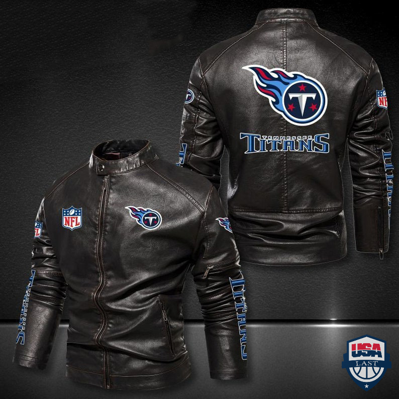 Tennessee Titans NFL 3D Motor Leather Jackets
