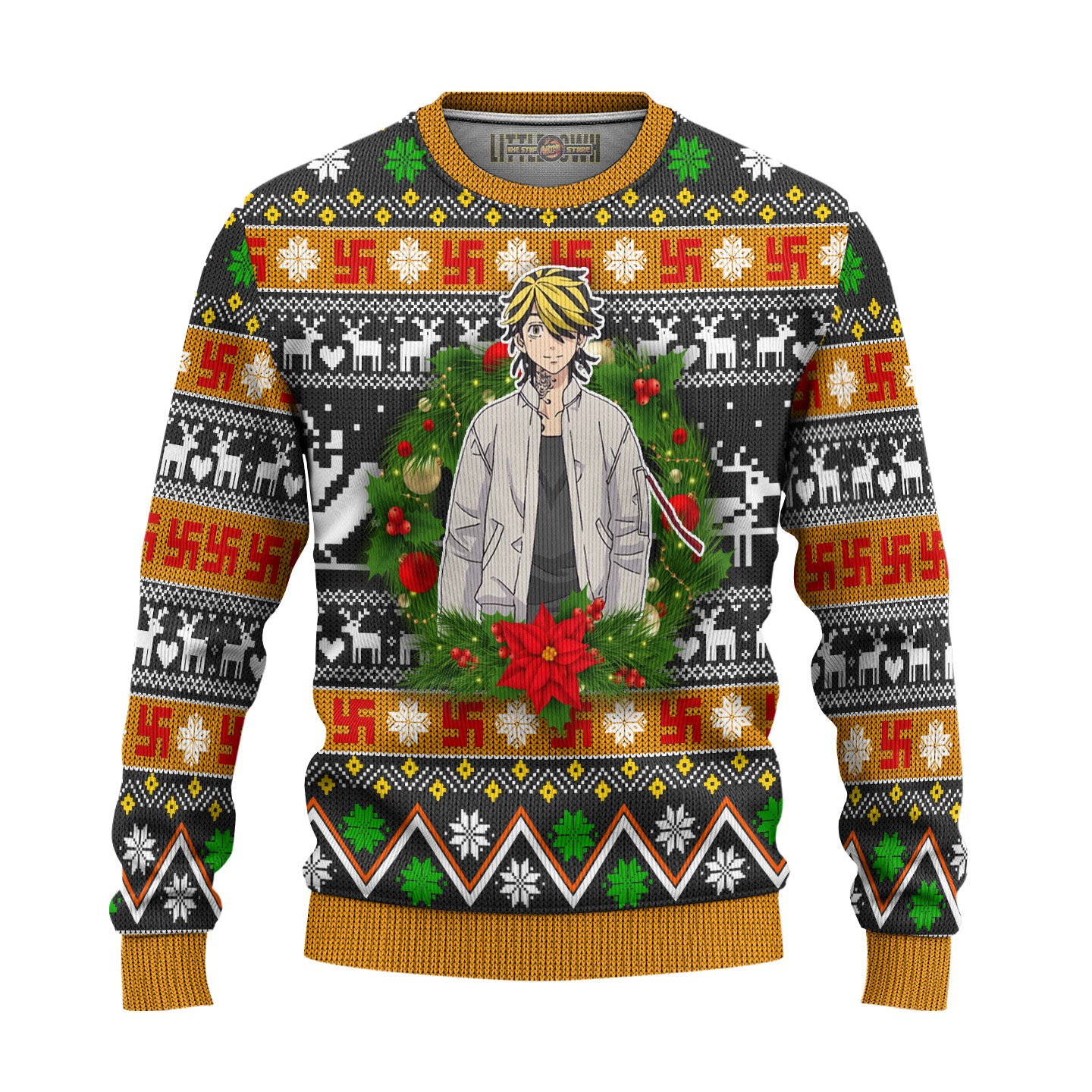 Kazutora Hanemiya Anime Ugly Christmas Sweater Custom Tokyo Revengers Gift For Fans