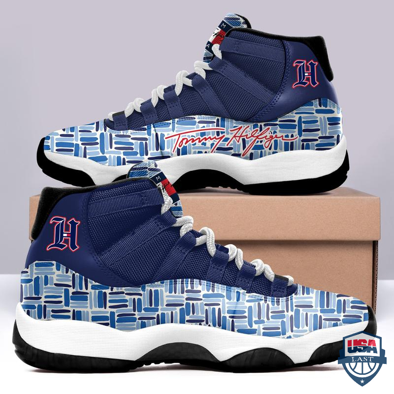 Tommy Hilfiger Stripes Air Jordan 11 Shoes Sneaker