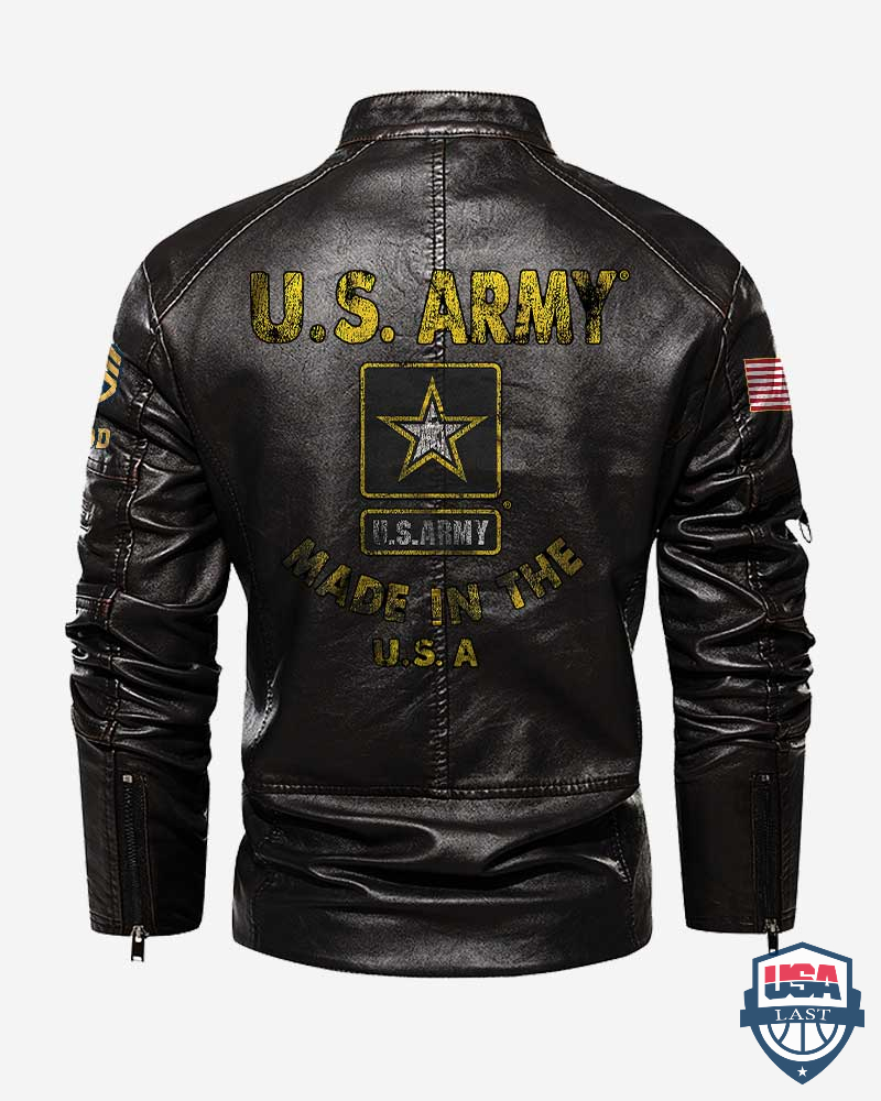 US Army Made In The USA Custom Motor Jacket