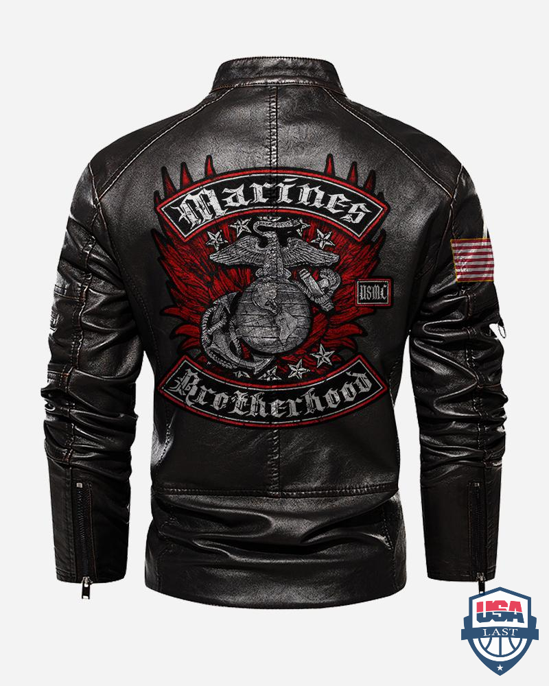 US-Marines-Corps-Brotherhood-Distressed-Rocker-Foil-Stamp-Motor-Leather-Jacket-1.jpg