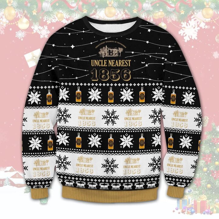 Uncle Nearest 1865 Ugly Christmas Sweater