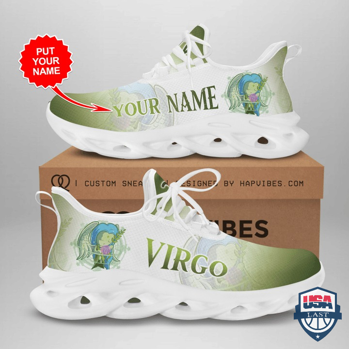 Zodiac Virgo Custom Name Running Shoes