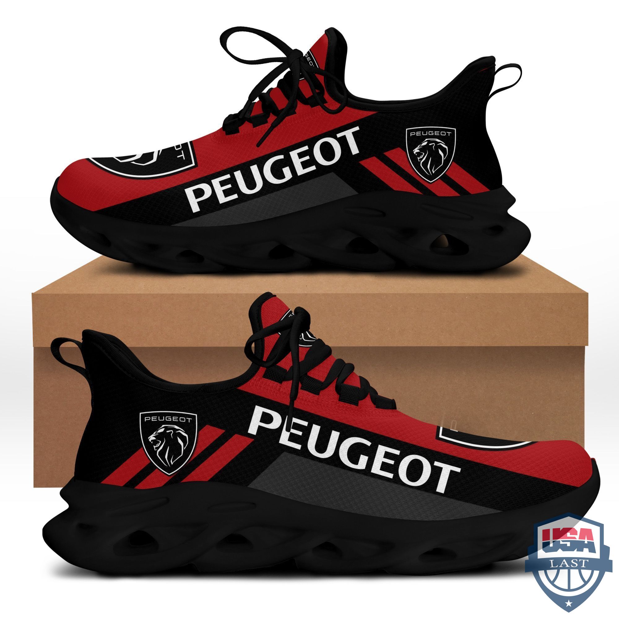 Peugeot Max Soul Running Shoes Red Ver