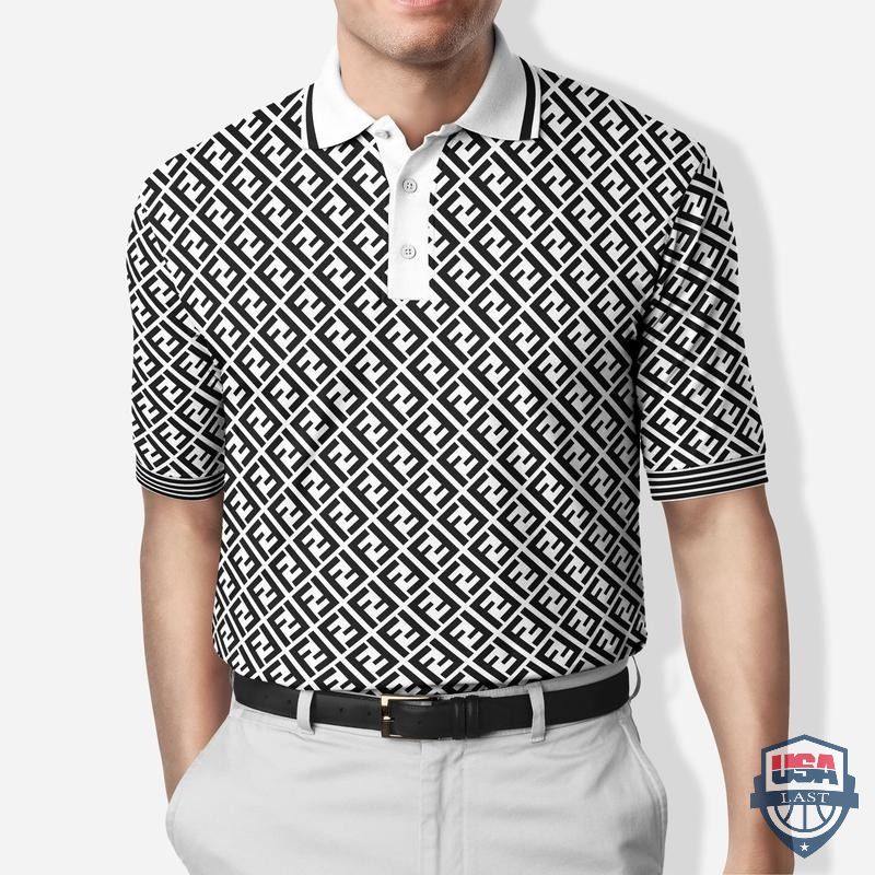 (NICE) Fendi Polo Shirt 01 Luxury Brand For Men