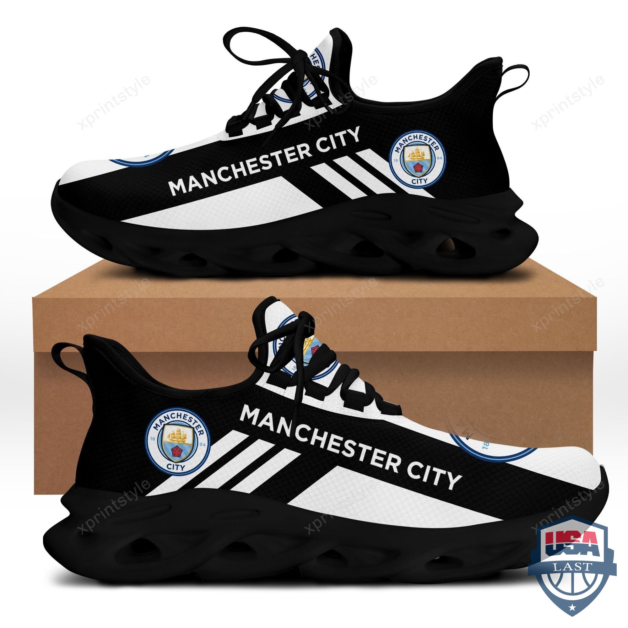Manchester City FC Max Soul Running Shoes White Version