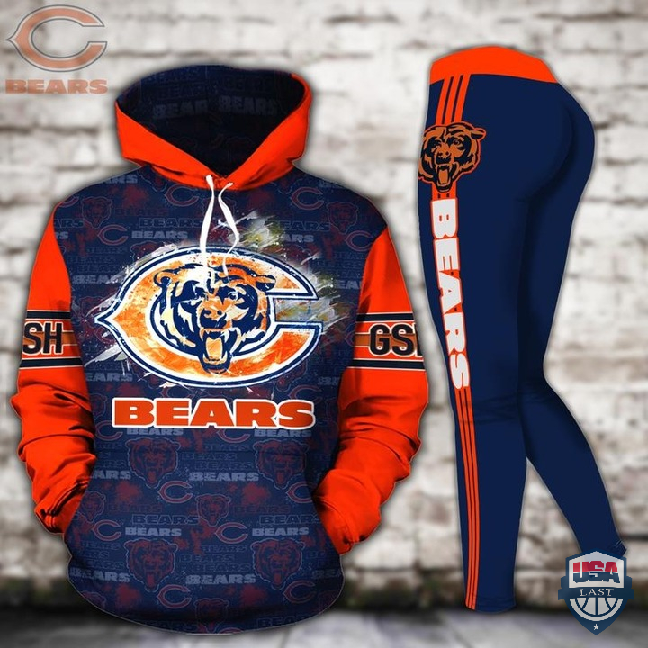 Chicago Bears All Over Print Hoodie And Legging